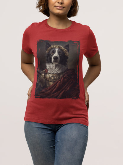 Border Collie Roman Emperor Graphic Tee