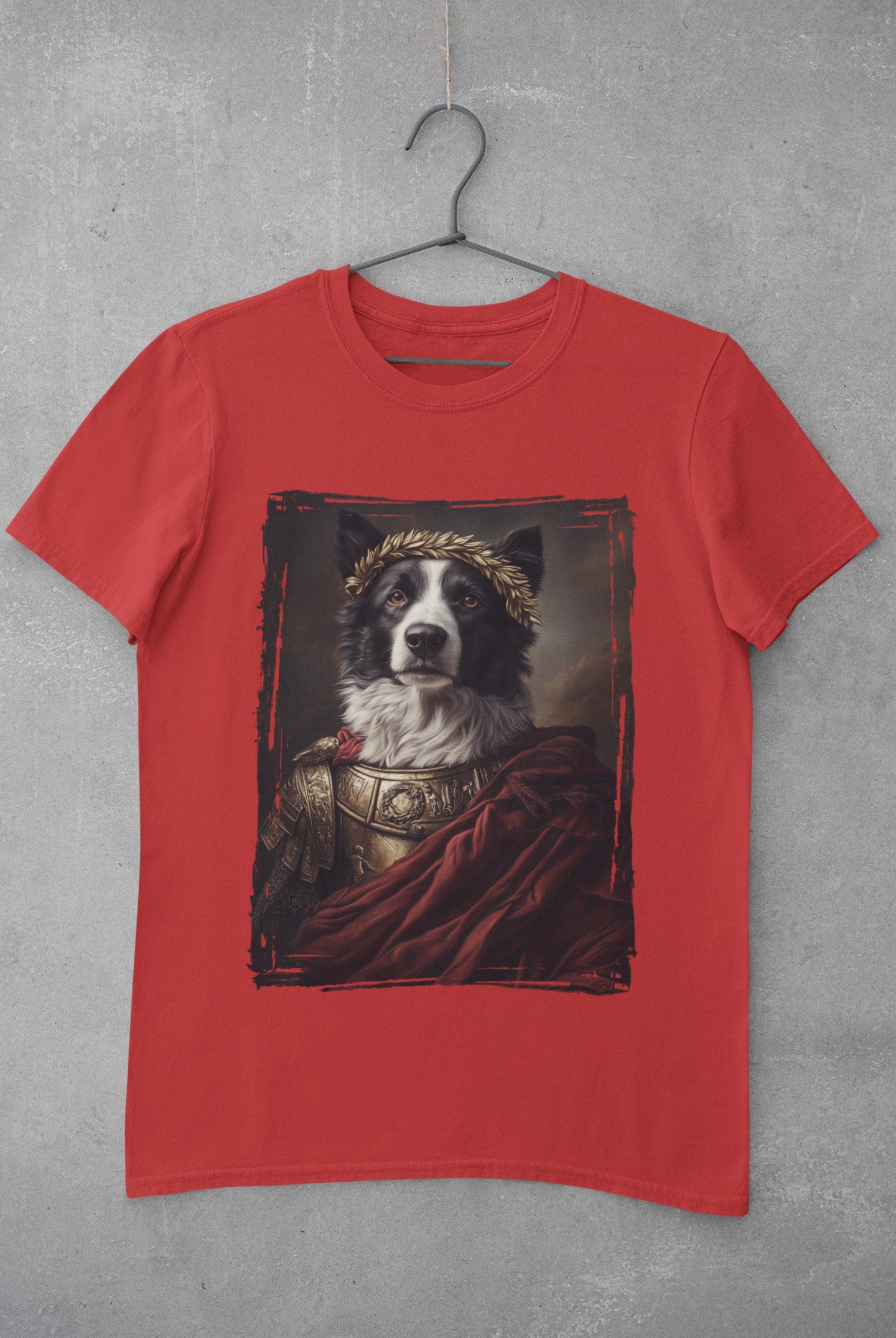 Border Collie Roman Emperor Graphic Tee