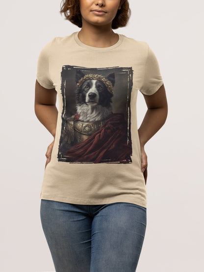 Border Collie Roman Emperor Graphic Tee