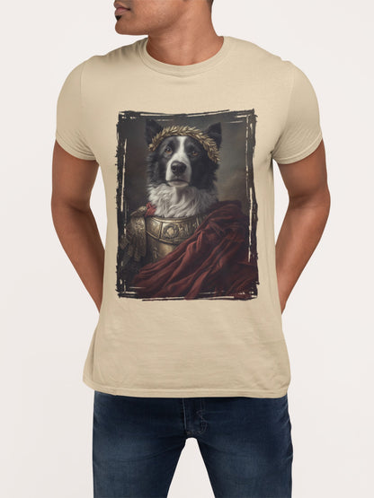 Border Collie Roman Emperor Graphic Tee