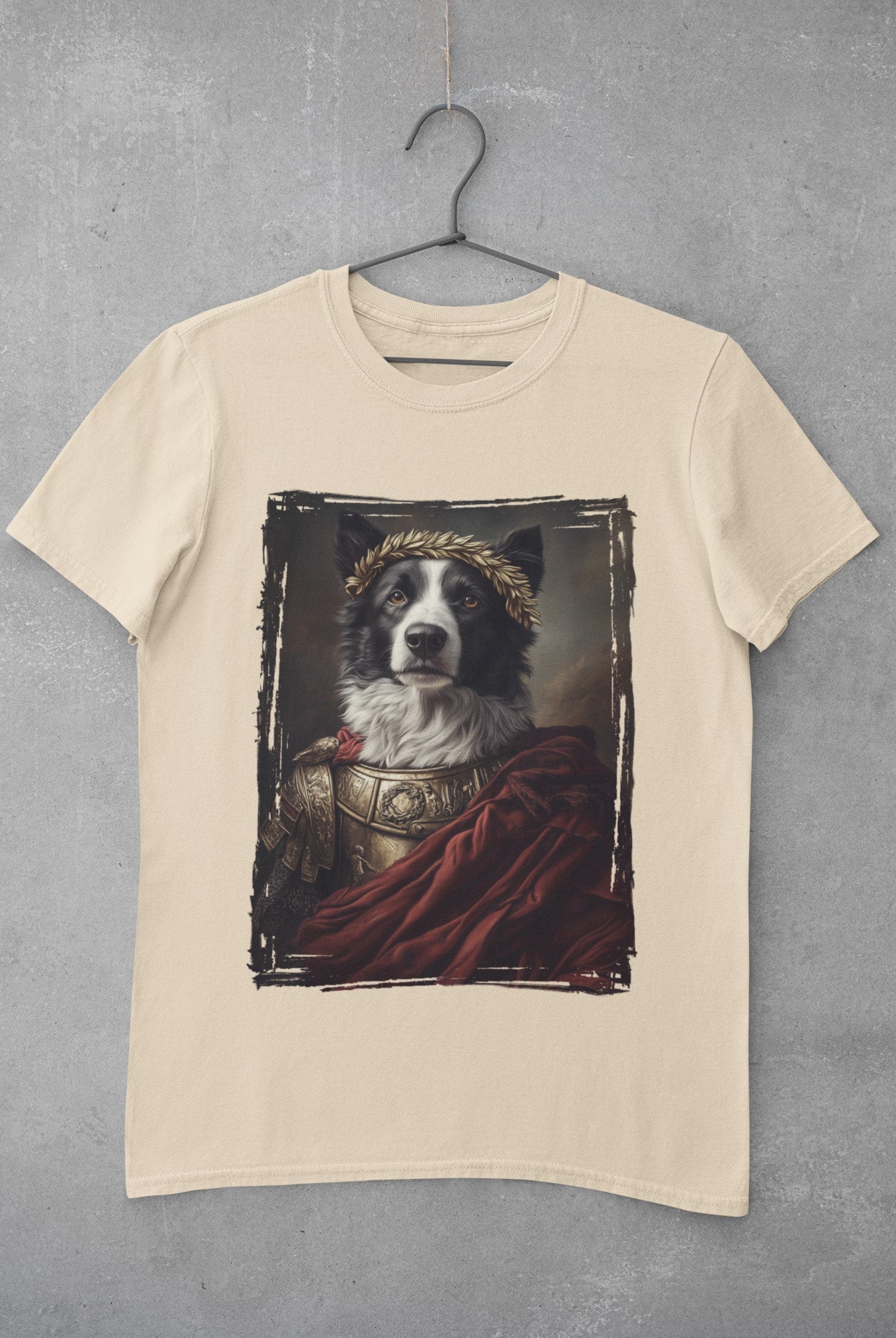 Border Collie Roman Emperor Graphic Tee