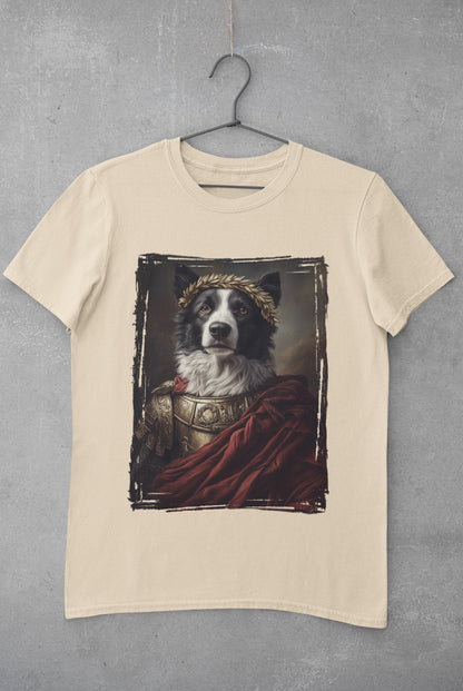 Border Collie Roman Emperor Graphic Tee