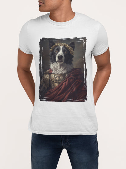 Border Collie Roman Emperor Graphic Tee