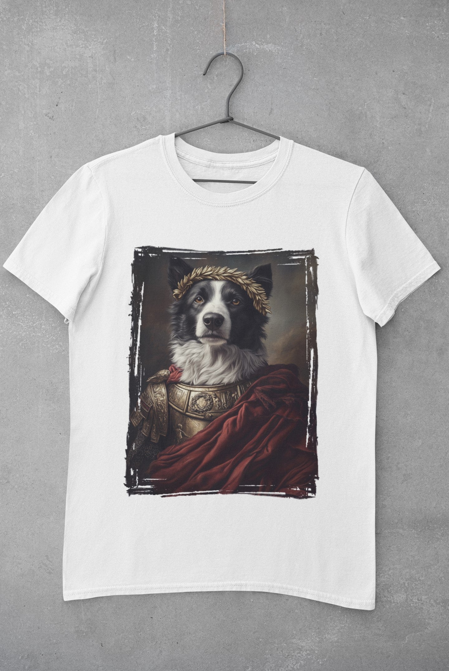 Border Collie Roman Emperor Graphic Tee