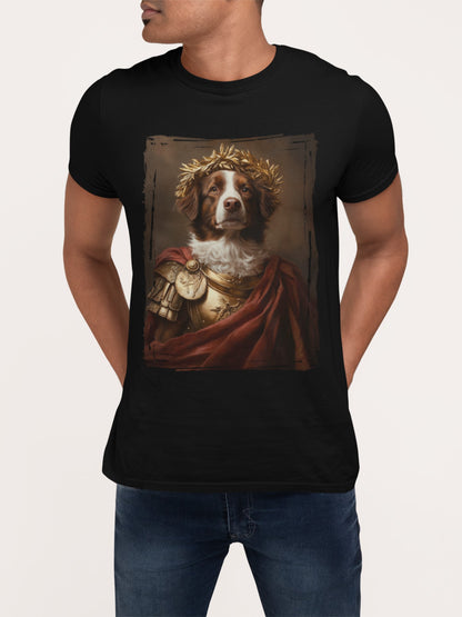 Brittany Spaniel Roman Emperor Graphic Tee