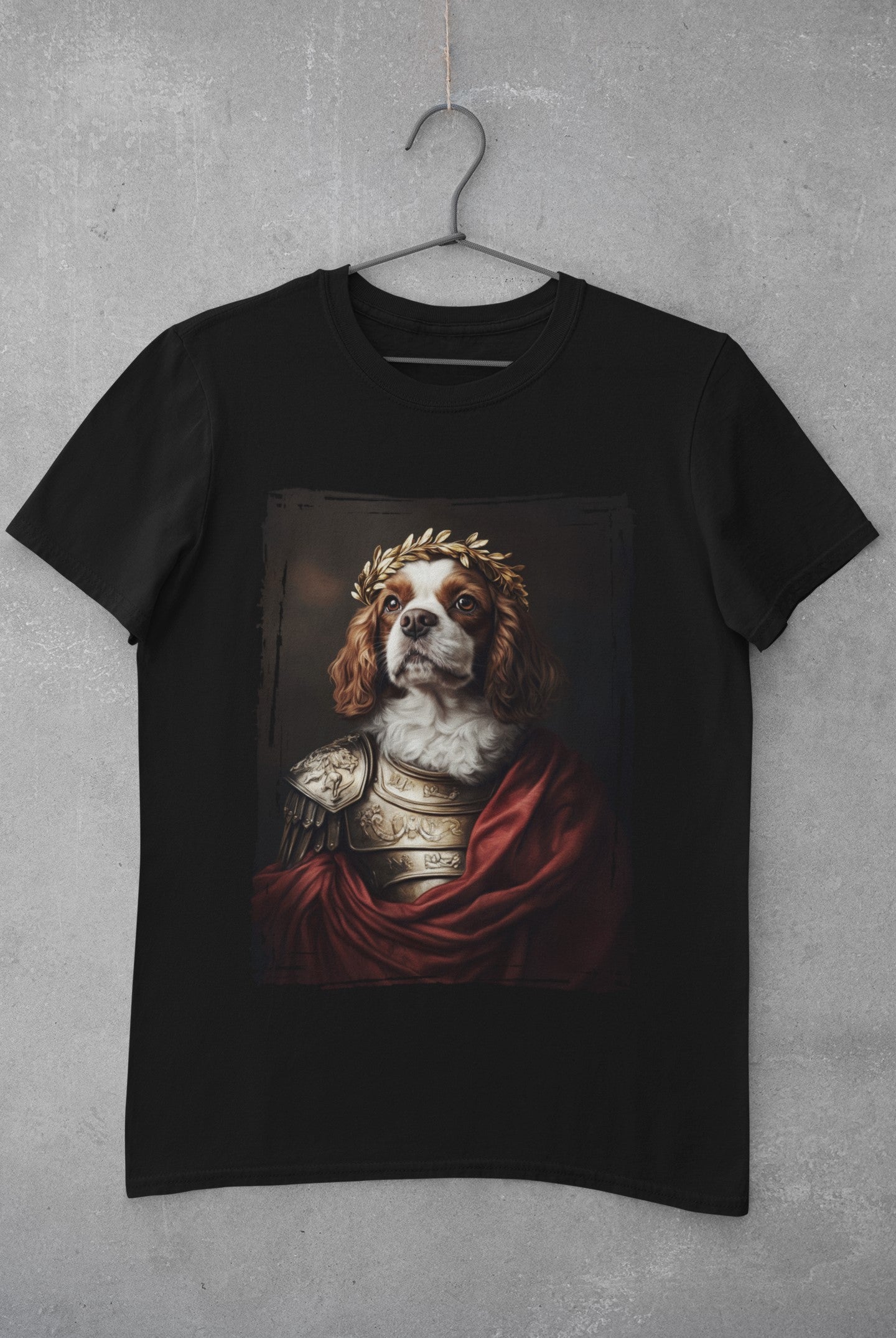 Cavalier King Charles Spaniel Roman Emperor Graphic Tee
