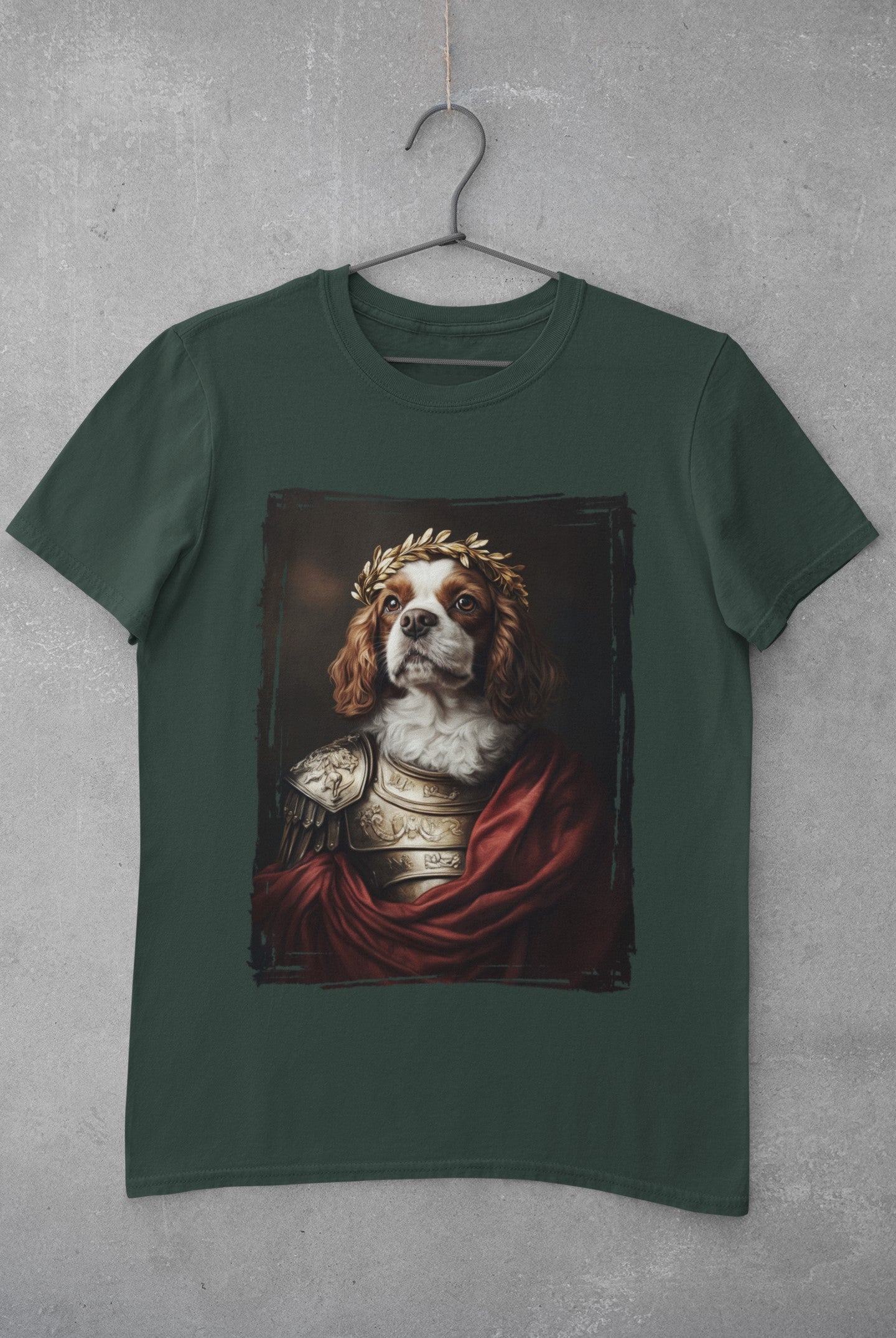 Cavalier King Charles Spaniel Roman Emperor Graphic Tee