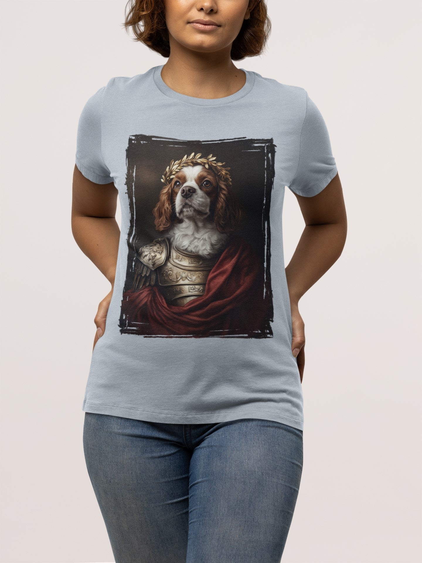 Cavalier King Charles Spaniel Roman Emperor Graphic Tee
