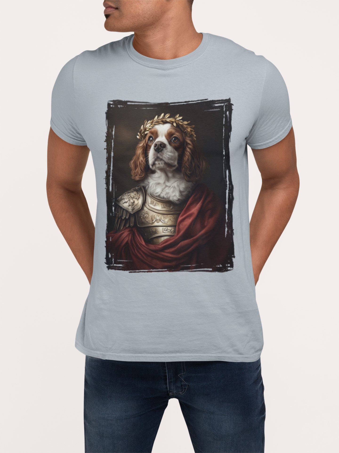 Cavalier King Charles Spaniel Roman Emperor Graphic Tee