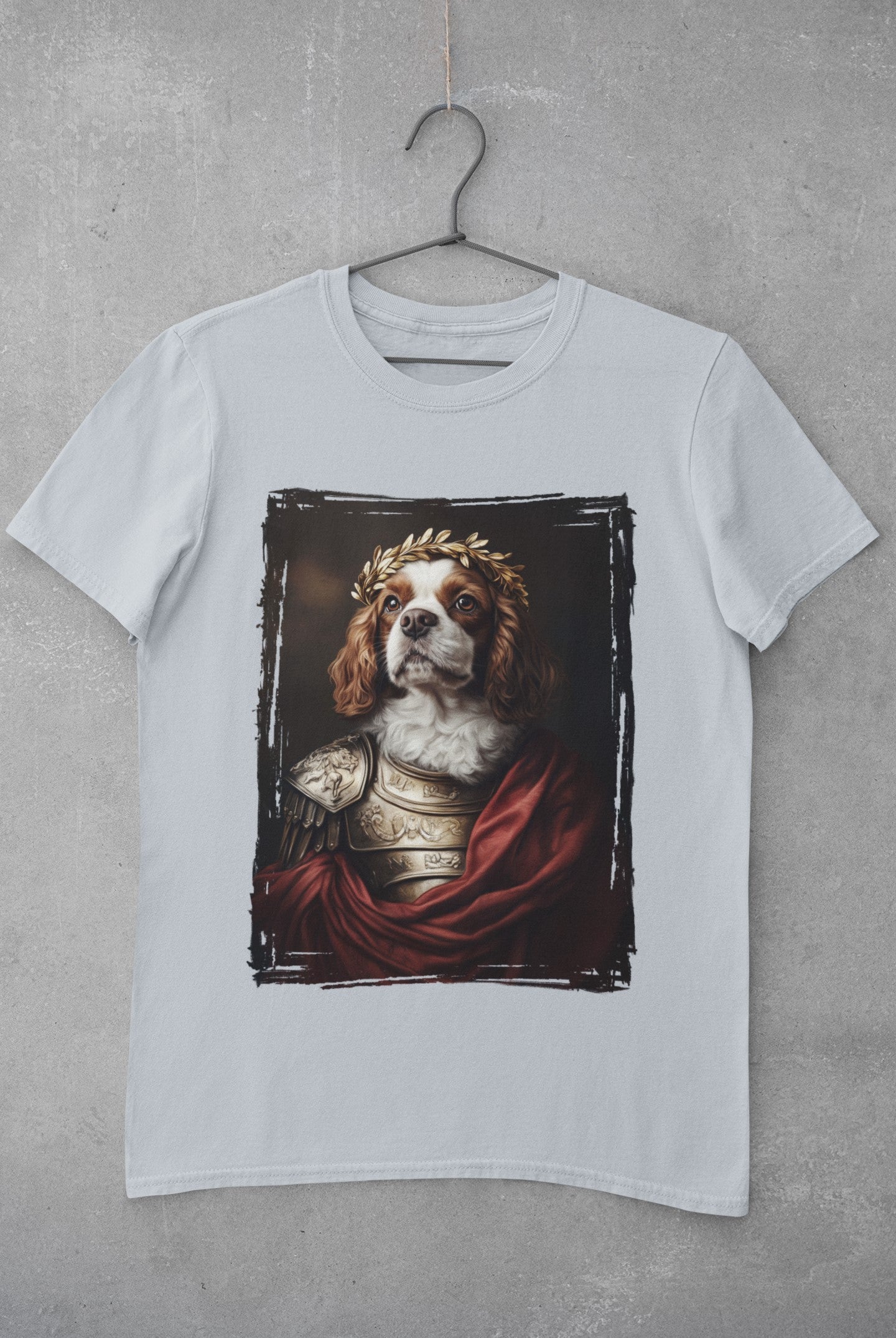 Cavalier King Charles Spaniel Roman Emperor Graphic Tee