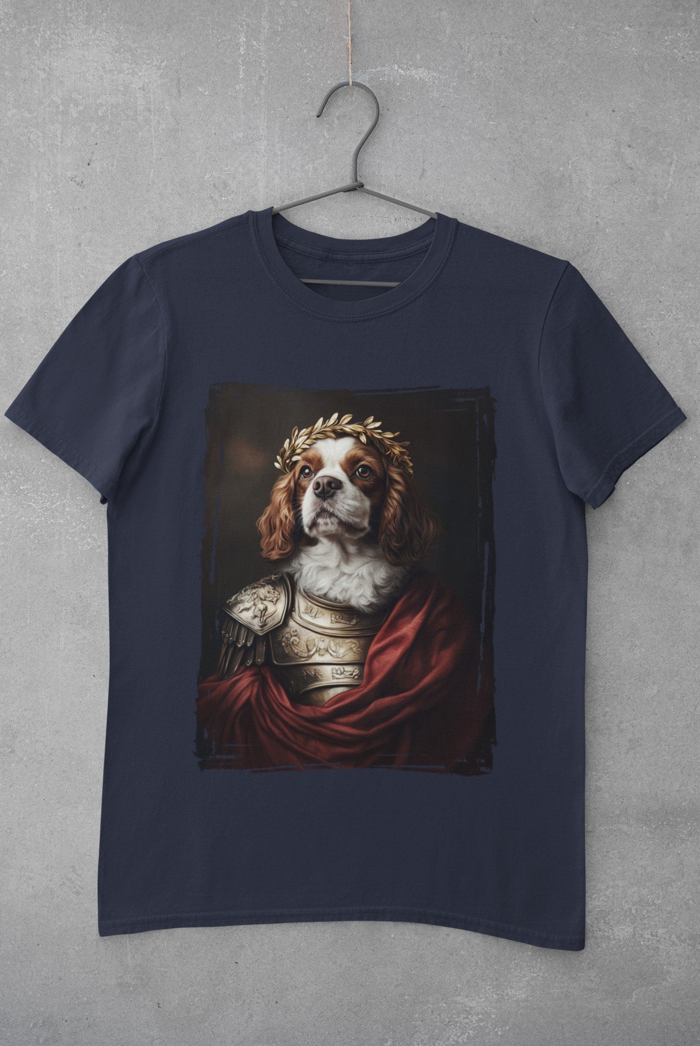 Cavalier King Charles Spaniel Roman Emperor Graphic Tee