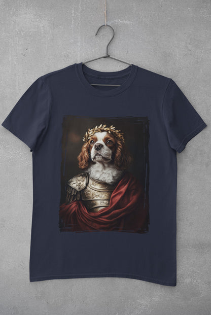 Cavalier King Charles Spaniel Roman Emperor Graphic Tee