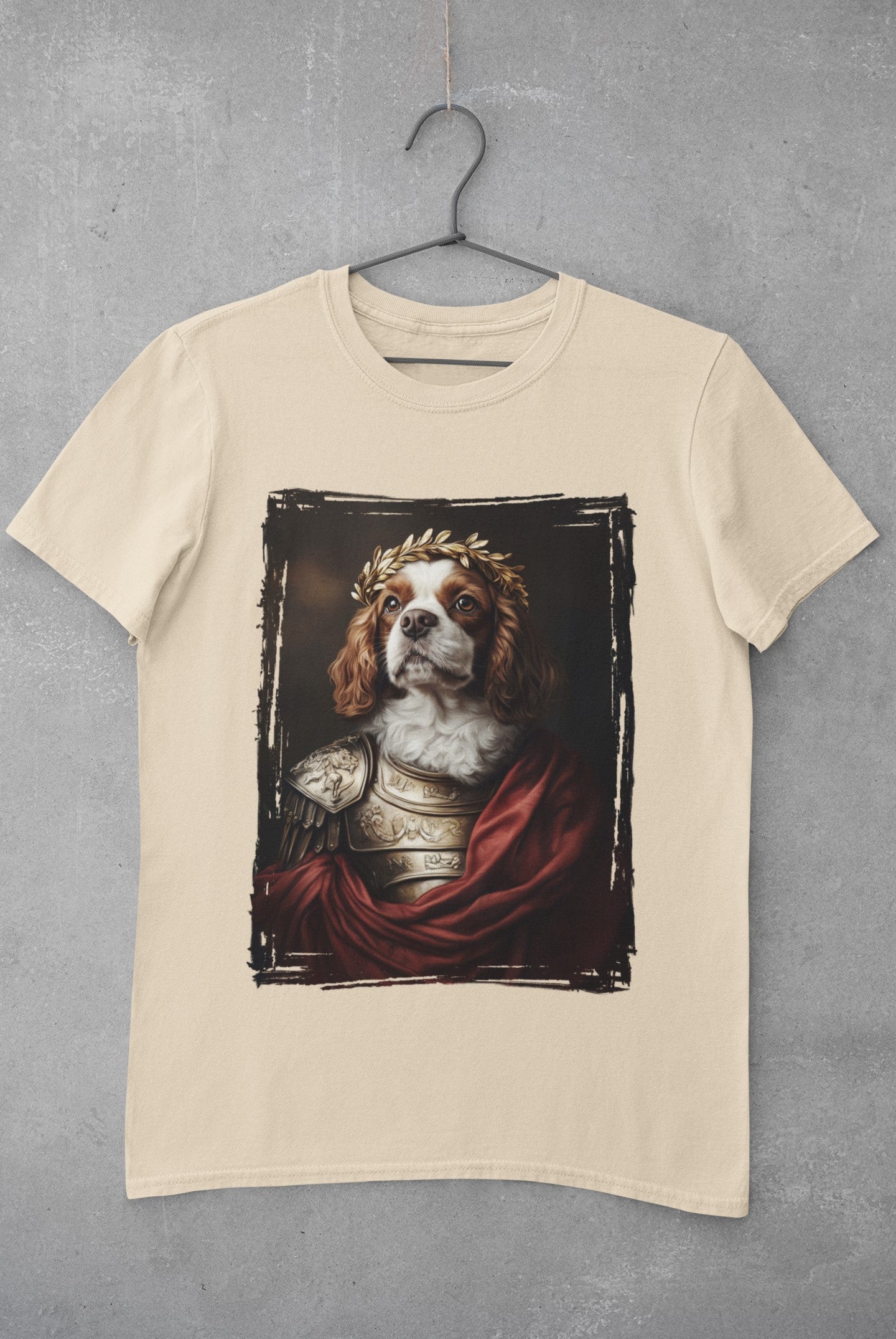 Cavalier King Charles Spaniel Roman Emperor Graphic Tee