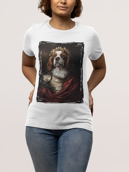 Cavalier King Charles Spaniel Roman Emperor Graphic Tee