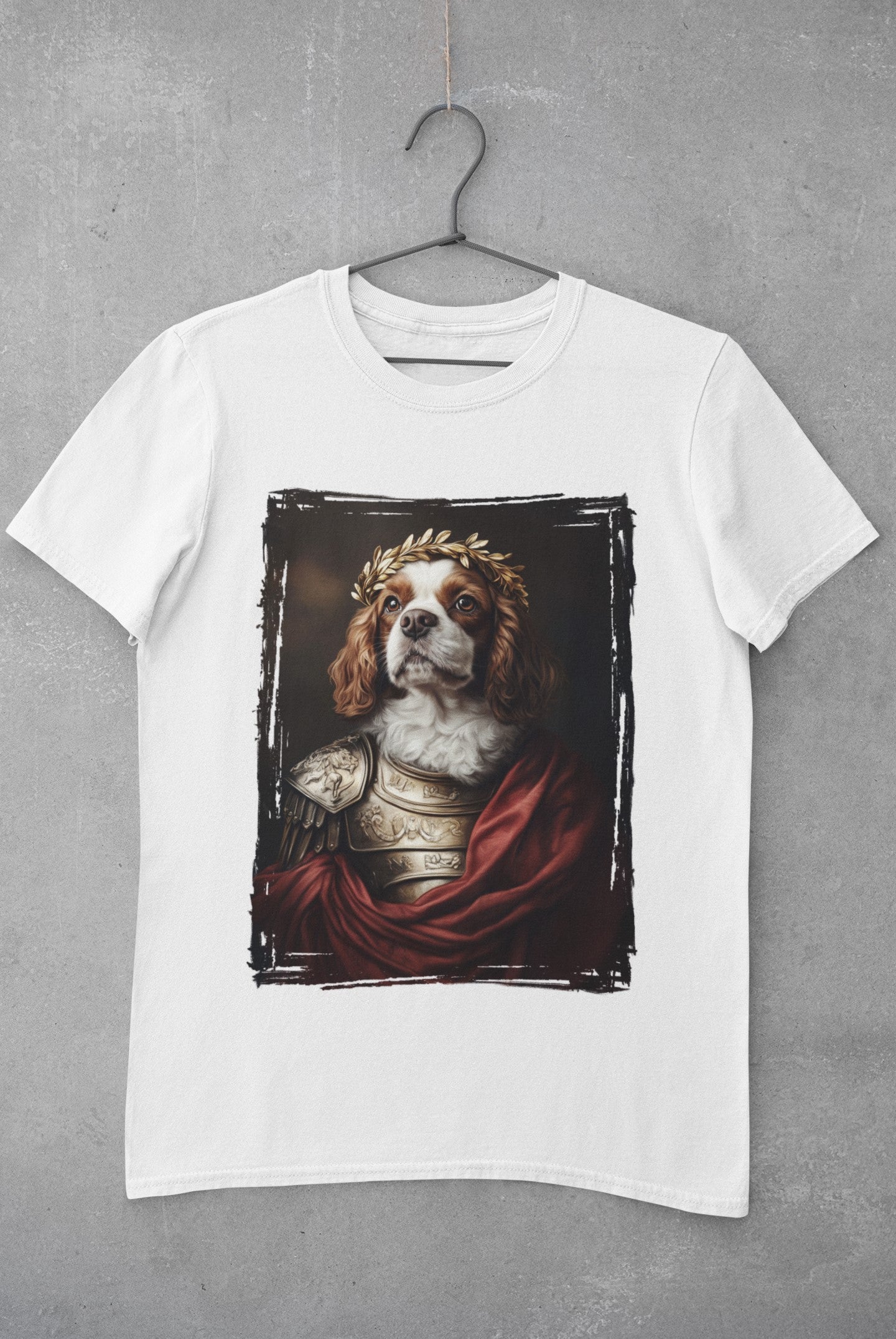 Cavalier King Charles Spaniel Roman Emperor Graphic Tee