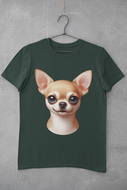 Chihuahua Fawn Smooth Coat Cartoon Graphic Tee