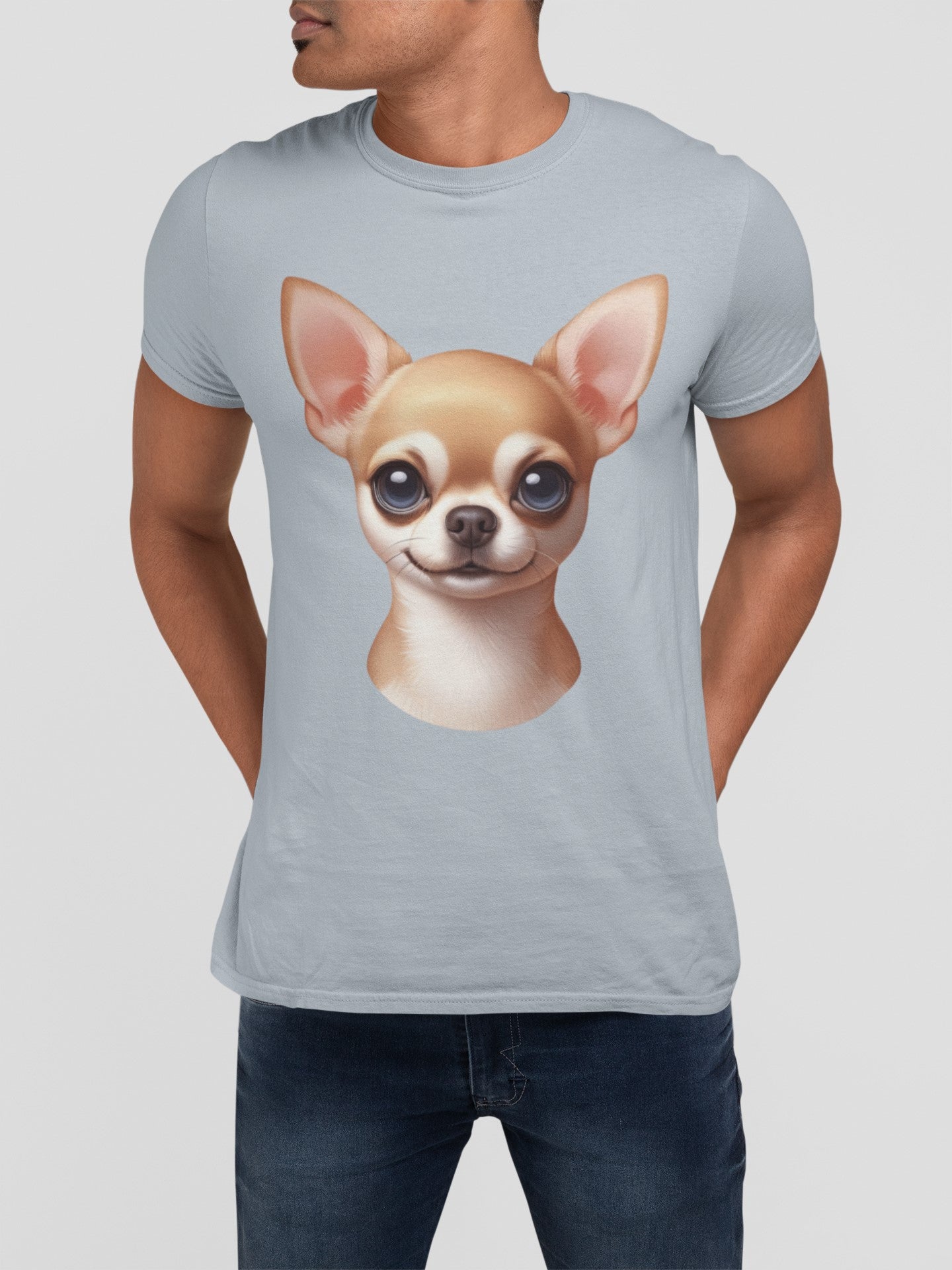 Chihuahua Fawn Smooth Coat Cartoon Graphic Tee
