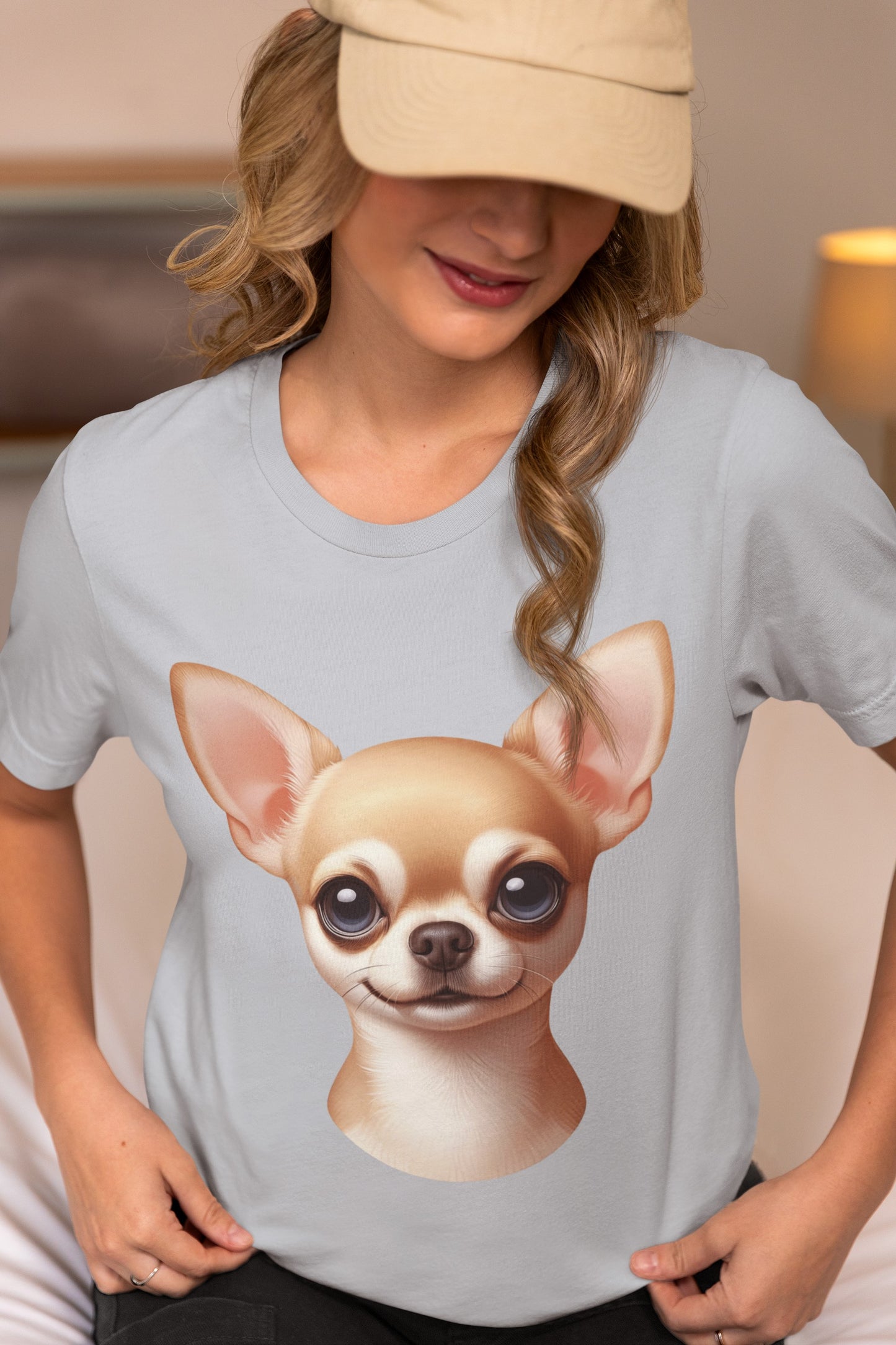 Chihuahua Fawn Smooth Coat Cartoon Graphic Tee