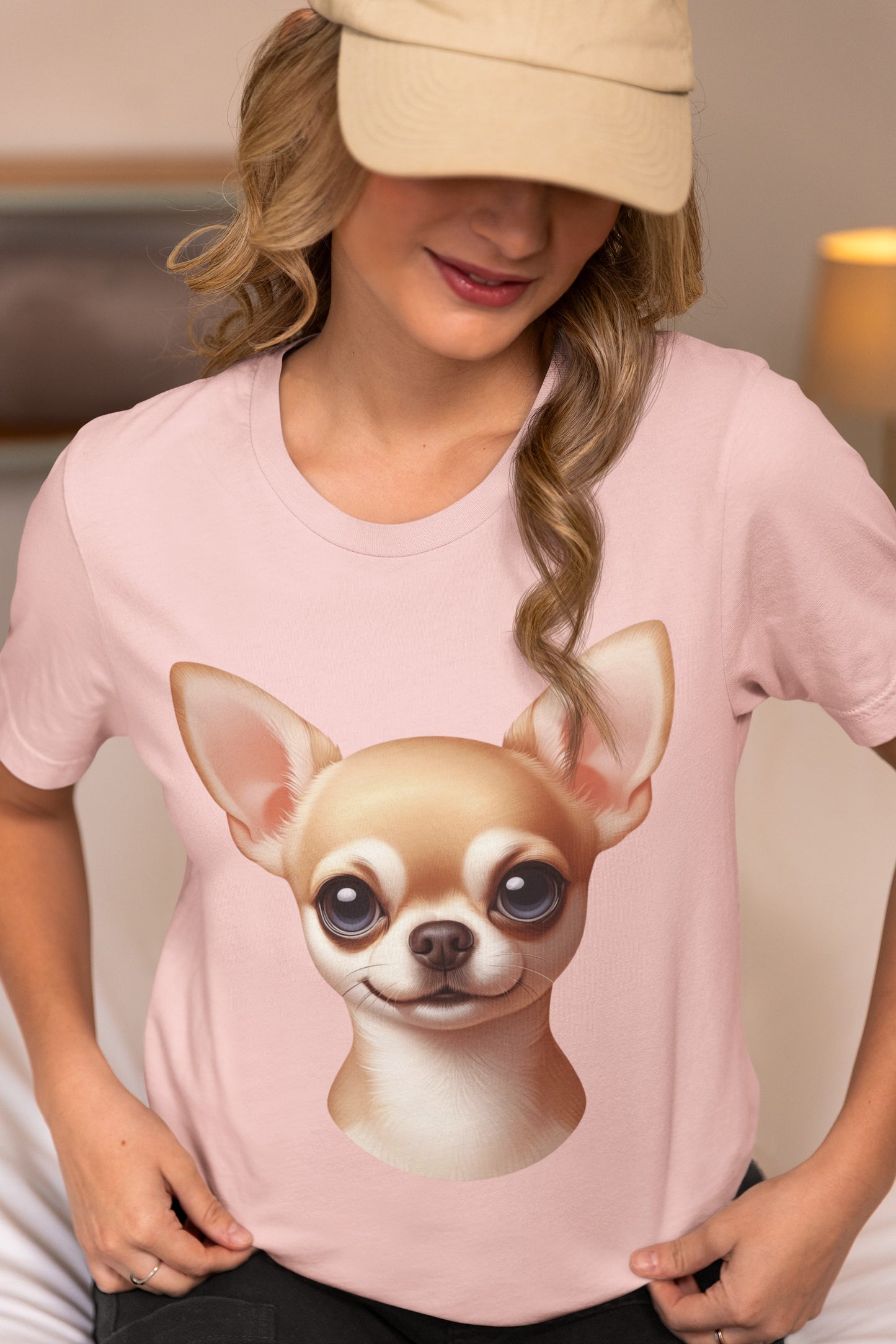 Chihuahua Fawn Smooth Coat Cartoon Graphic Tee