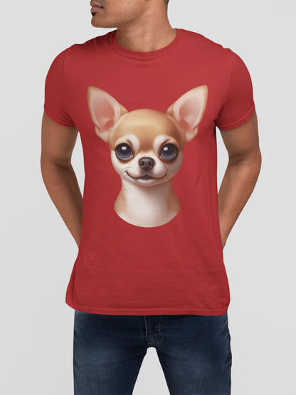 Chihuahua Fawn Smooth Coat Cartoon Graphic Tee