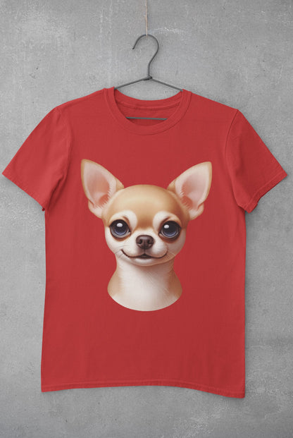 Chihuahua Fawn Smooth Coat Cartoon Graphic Tee