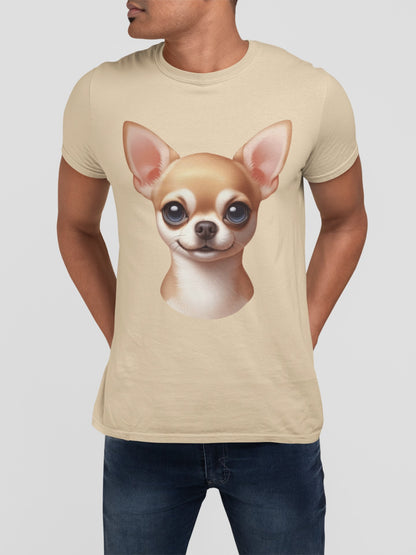 Chihuahua Fawn Smooth Coat Cartoon Graphic Tee