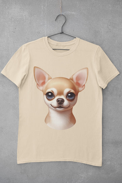 Chihuahua Fawn Smooth Coat Cartoon Graphic Tee