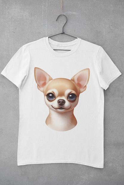 Chihuahua Fawn Smooth Coat Cartoon Graphic Tee