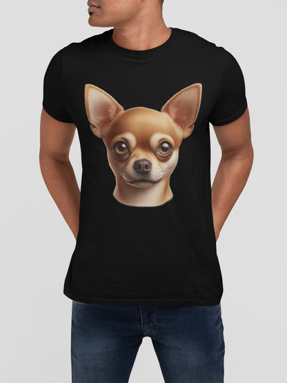 Chihuahua Fawn Smooth Coat Realistic Graphic Tee