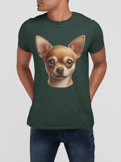 Chihuahua Fawn Smooth Coat Realistic Graphic Tee