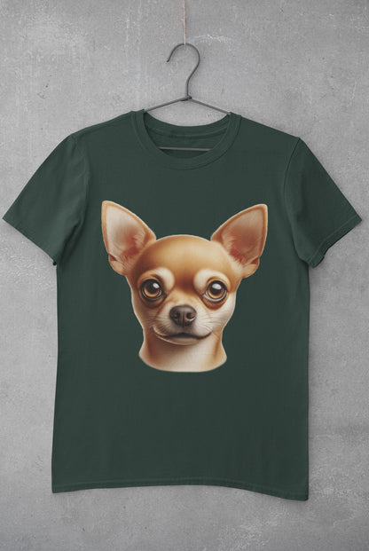 Chihuahua Fawn Smooth Coat Realistic Graphic Tee