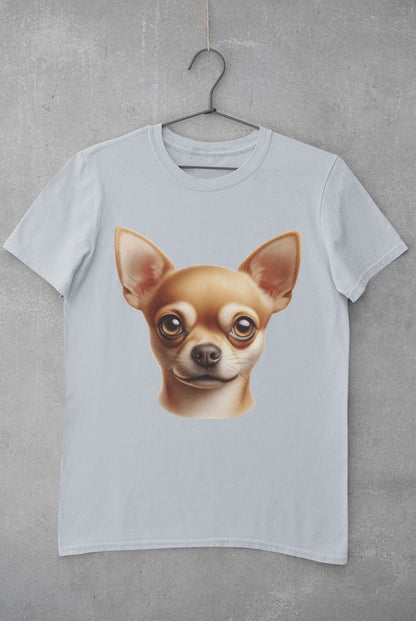 Chihuahua Fawn Smooth Coat Realistic Graphic Tee