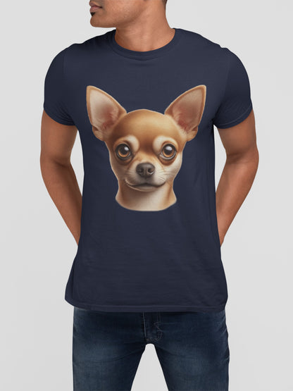 Chihuahua Fawn Smooth Coat Realistic Graphic Tee