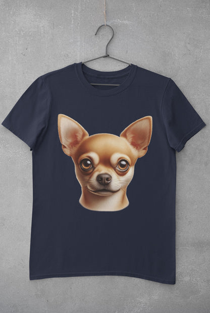 Chihuahua Fawn Smooth Coat Realistic Graphic Tee