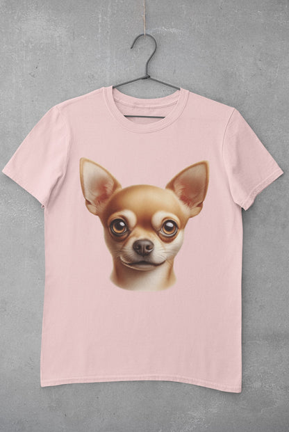 Chihuahua Fawn Smooth Coat Realistic Graphic Tee