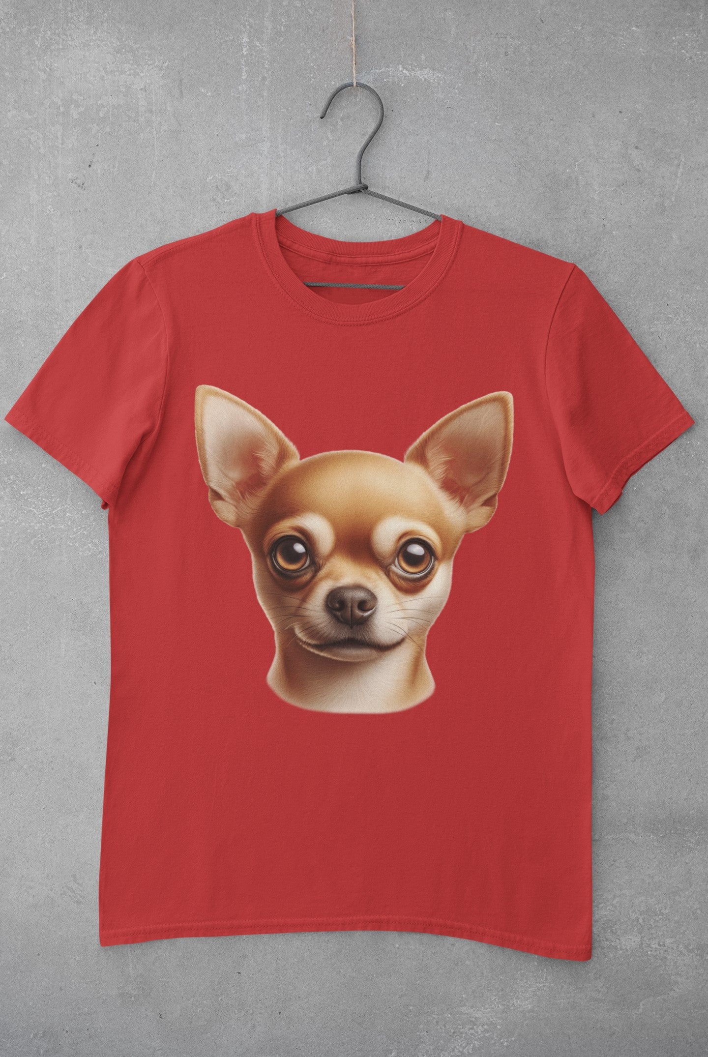 Chihuahua Fawn Smooth Coat Realistic Graphic Tee