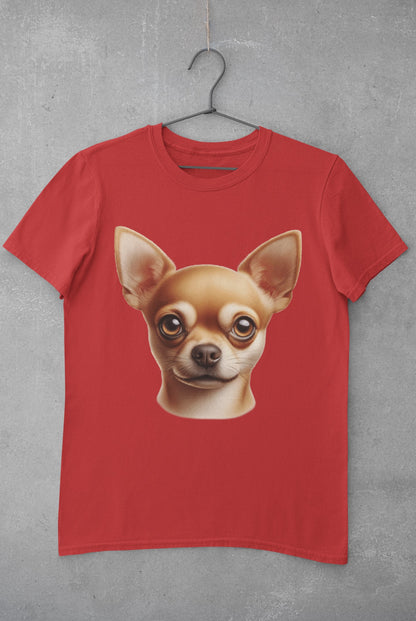 Chihuahua Fawn Smooth Coat Realistic Graphic Tee
