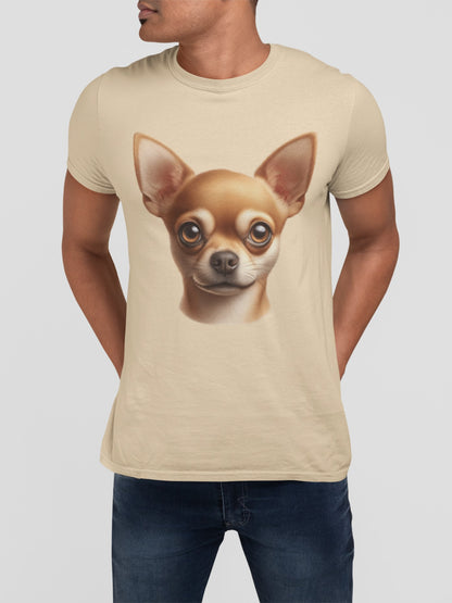 Chihuahua Fawn Smooth Coat Realistic Graphic Tee