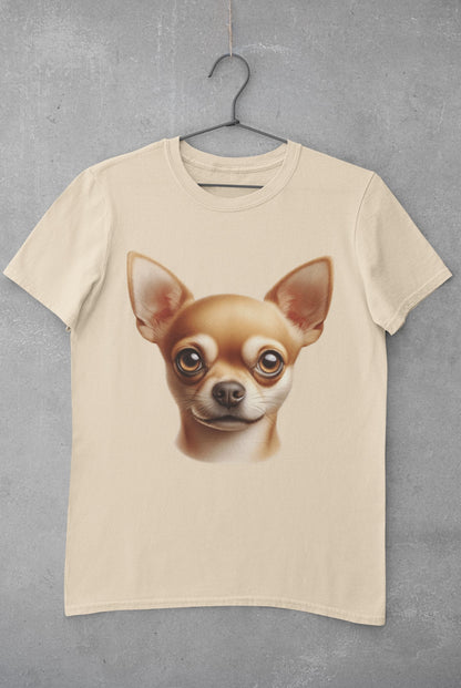 Chihuahua Fawn Smooth Coat Realistic Graphic Tee