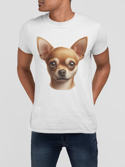 Chihuahua Fawn Smooth Coat Realistic Graphic Tee
