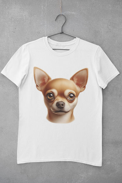 Chihuahua Fawn Smooth Coat Realistic Graphic Tee