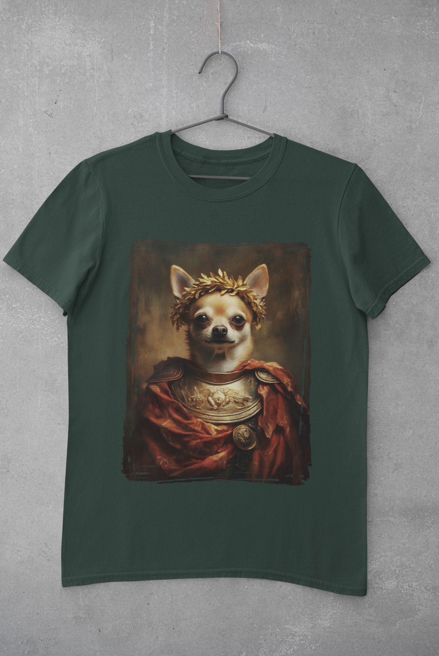 Chihuahua Roman Emperor Graphic Tee