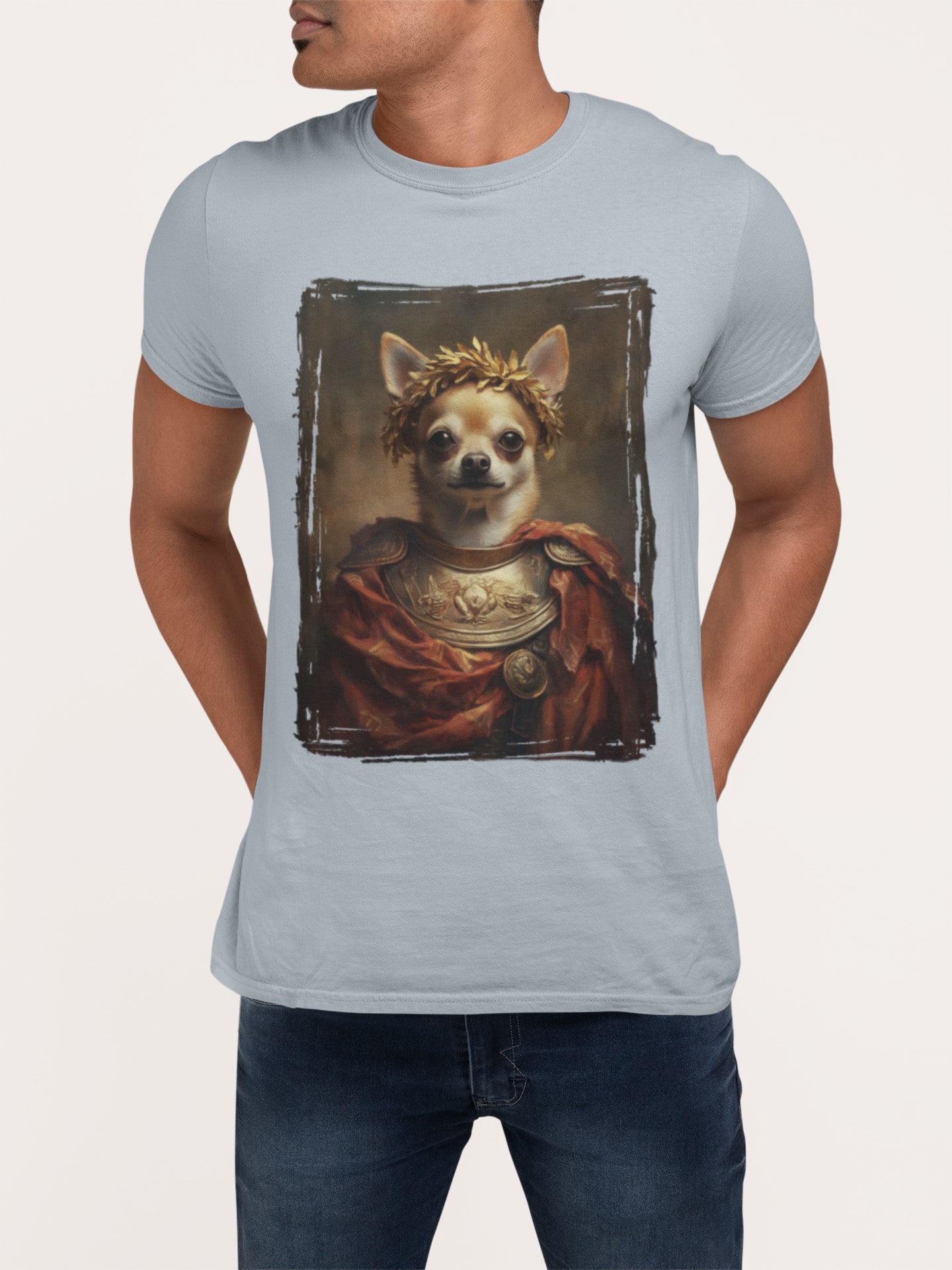 Chihuahua Roman Emperor Graphic Tee