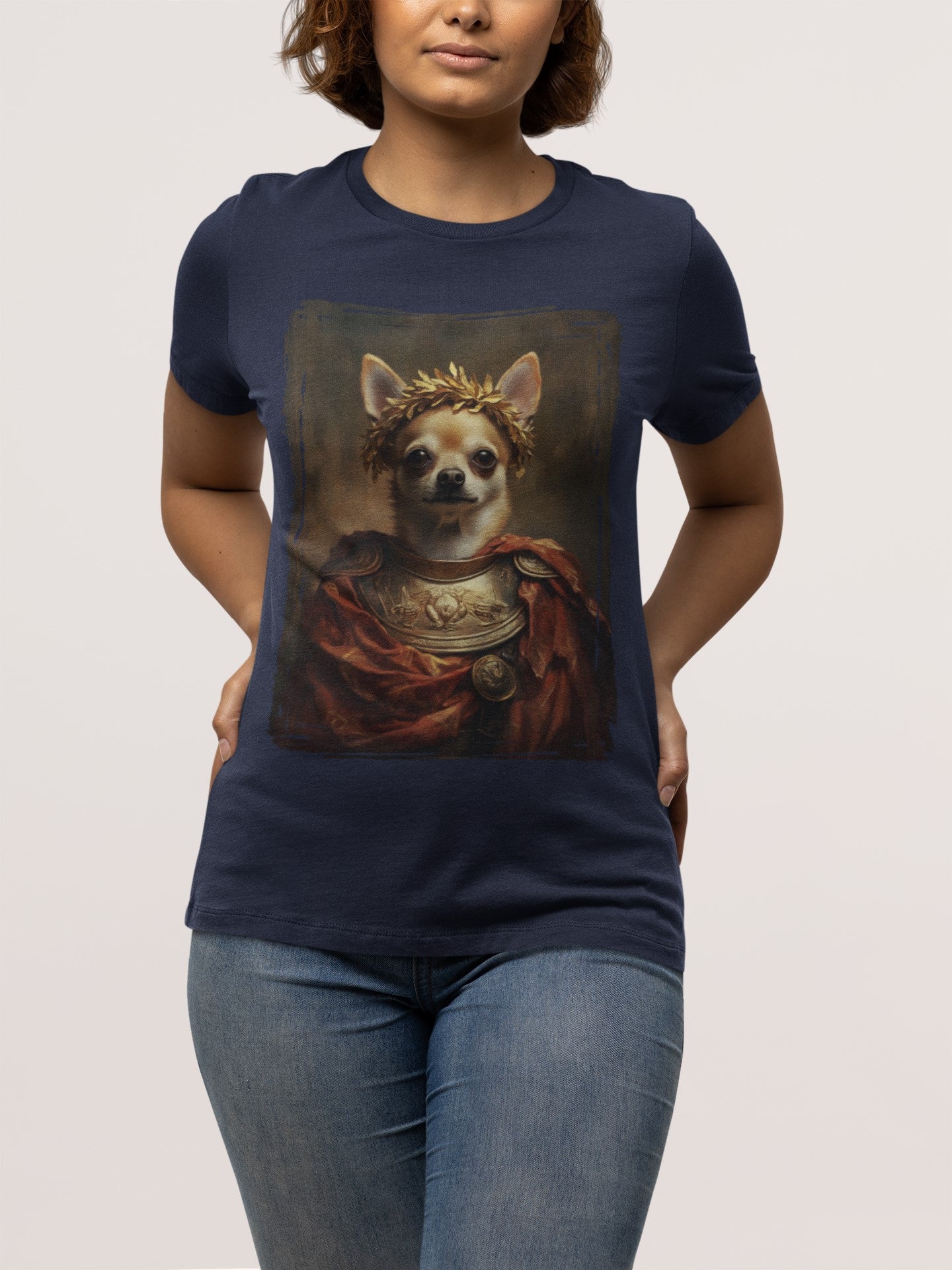 Chihuahua Roman Emperor Graphic Tee