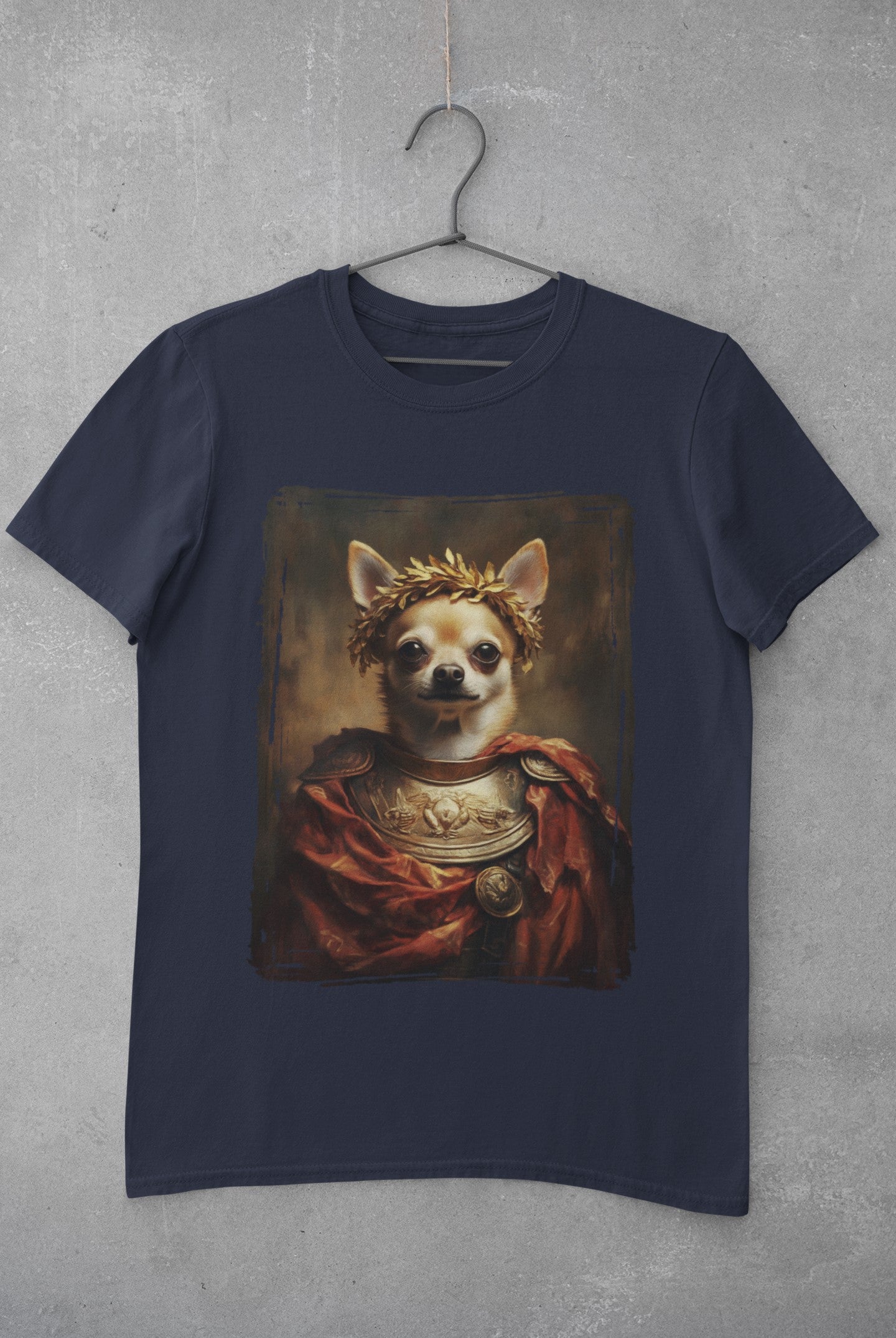 Chihuahua Roman Emperor Graphic Tee