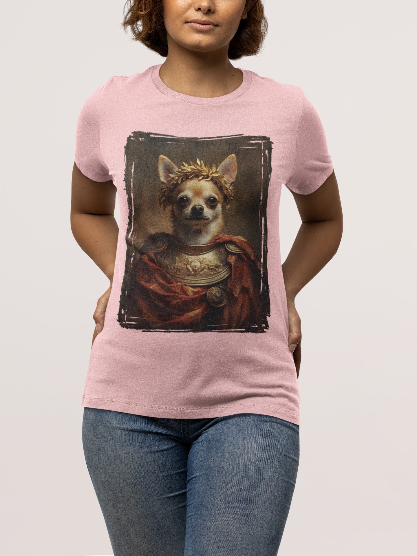Chihuahua Roman Emperor Graphic Tee