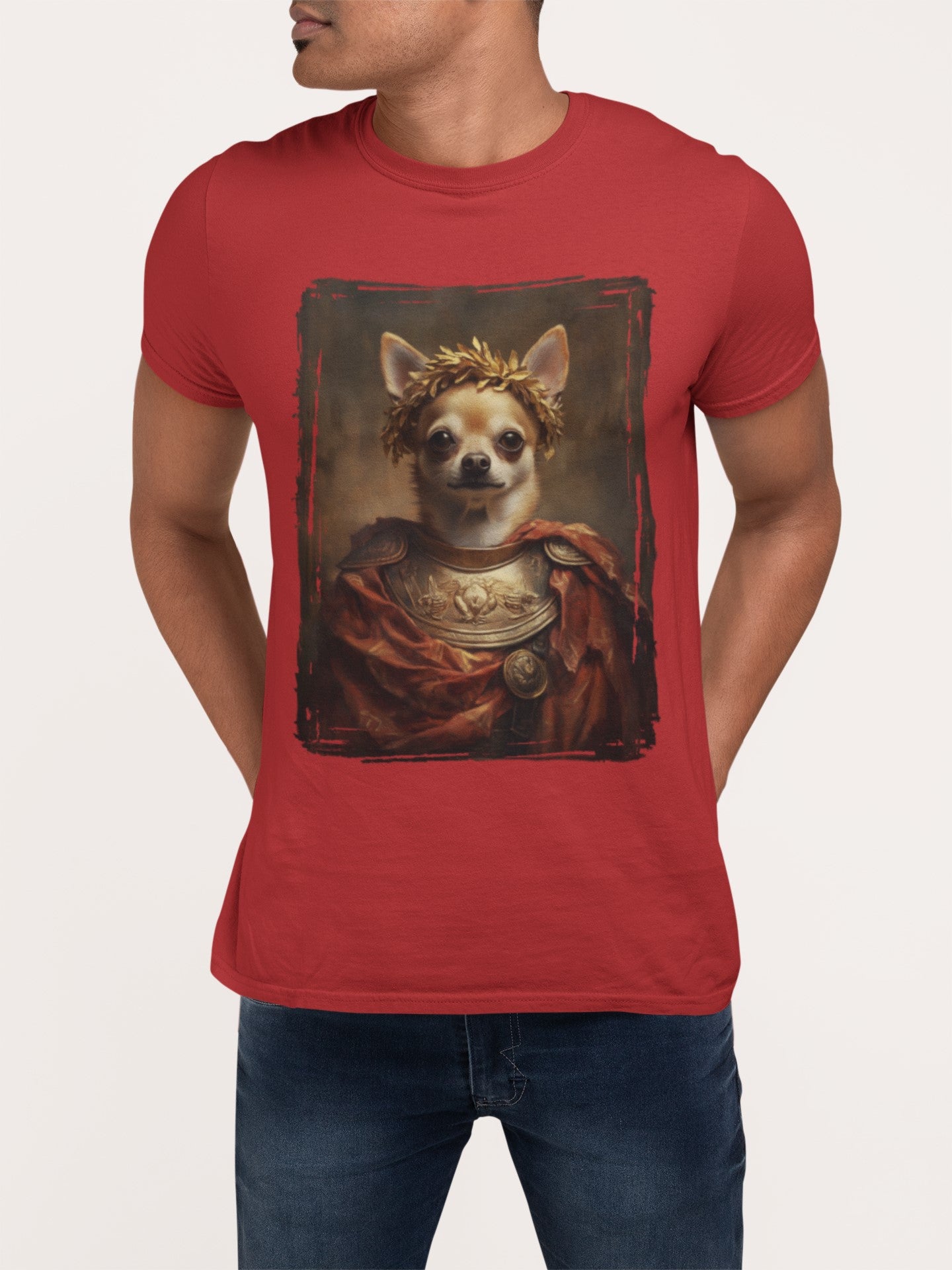 Chihuahua Roman Emperor Graphic Tee