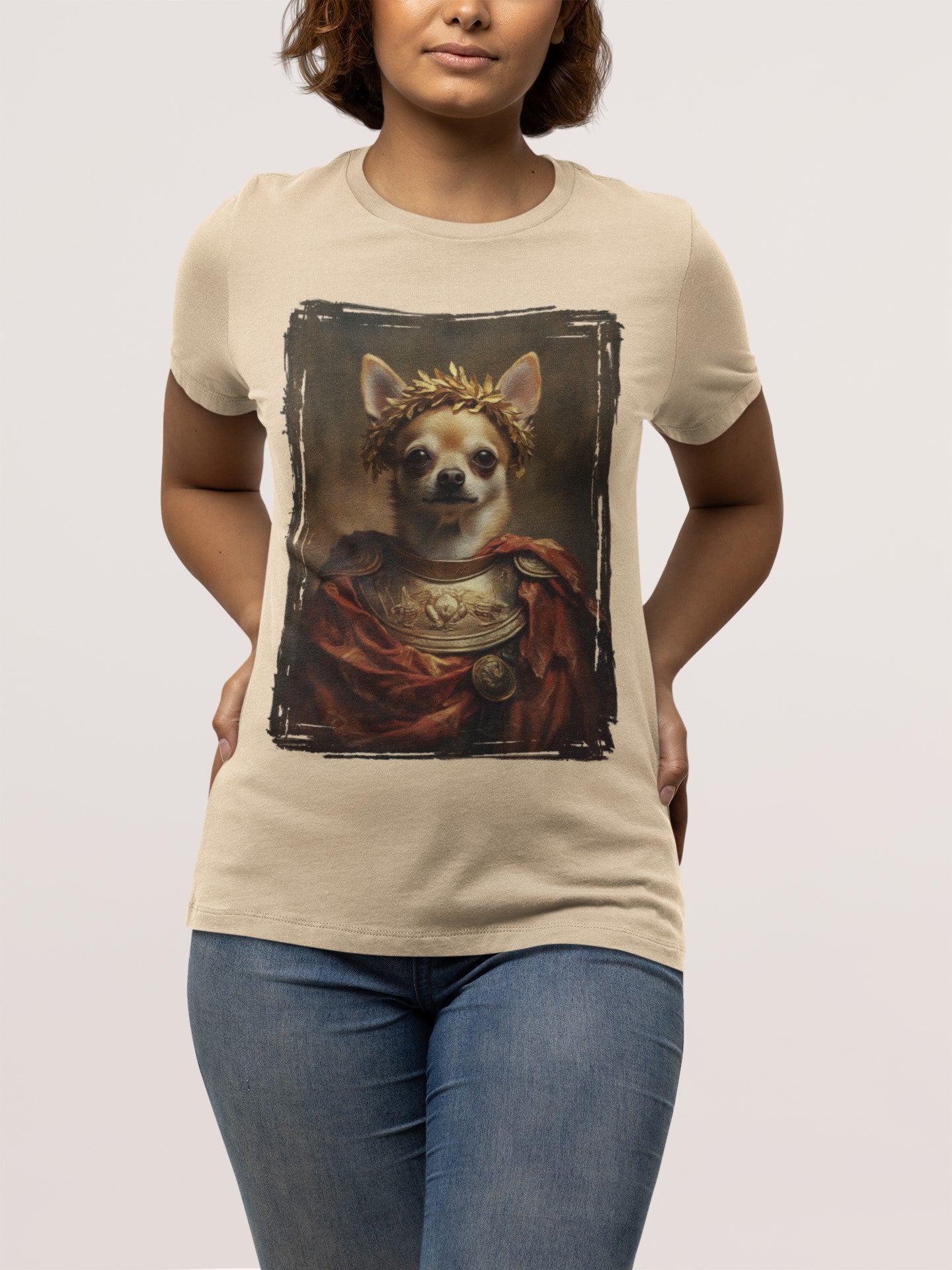 Chihuahua Roman Emperor Graphic Tee