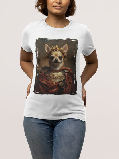 Chihuahua Roman Emperor Graphic Tee