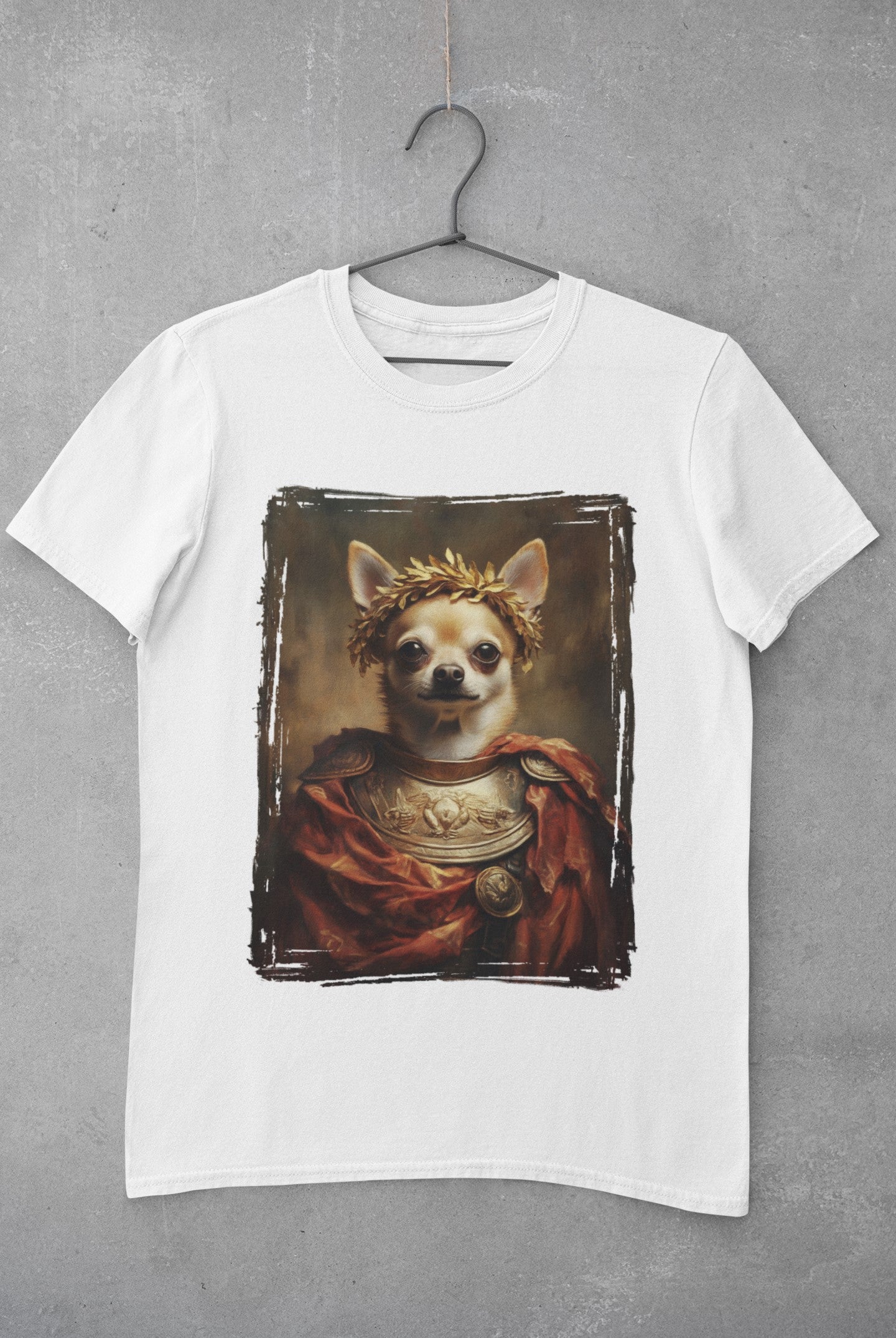 Chihuahua Roman Emperor Graphic Tee
